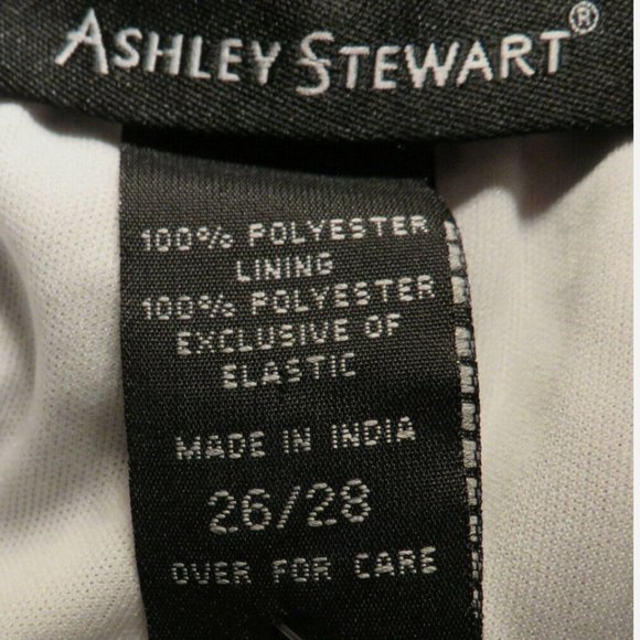 Ashley Stewart Women's Multi Striped Pull On Midi Skirt Plus Size 26-28 - Picture 3 of 7